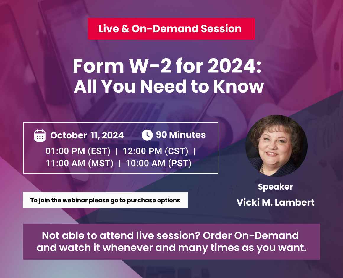 Form W-2 for 2024: All You Need to Know