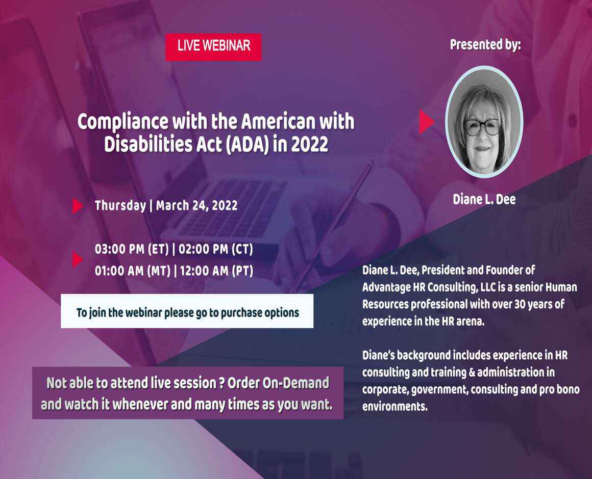 Compliance with the American with Disabilities Act (ADA) in 2022